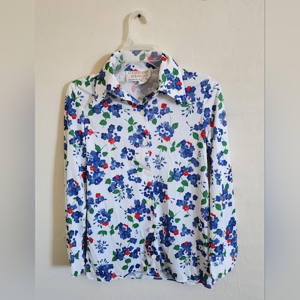 Center Stage Floral Button-Up Shirt